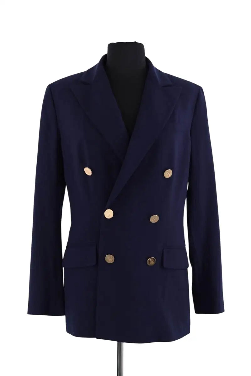Blazer Ralph Lauren Bleu en Synthétique, taille S - Seconde Main