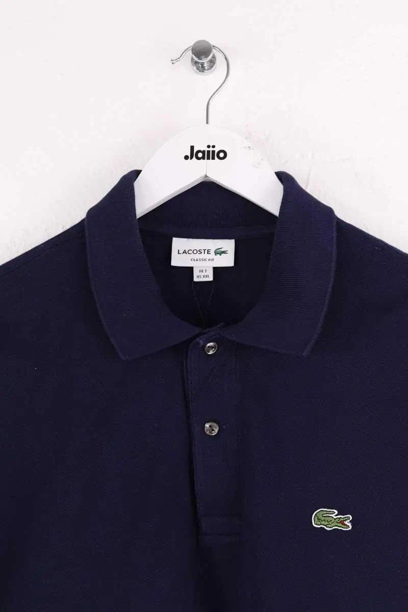 Polo Lacoste Bleu en Coton