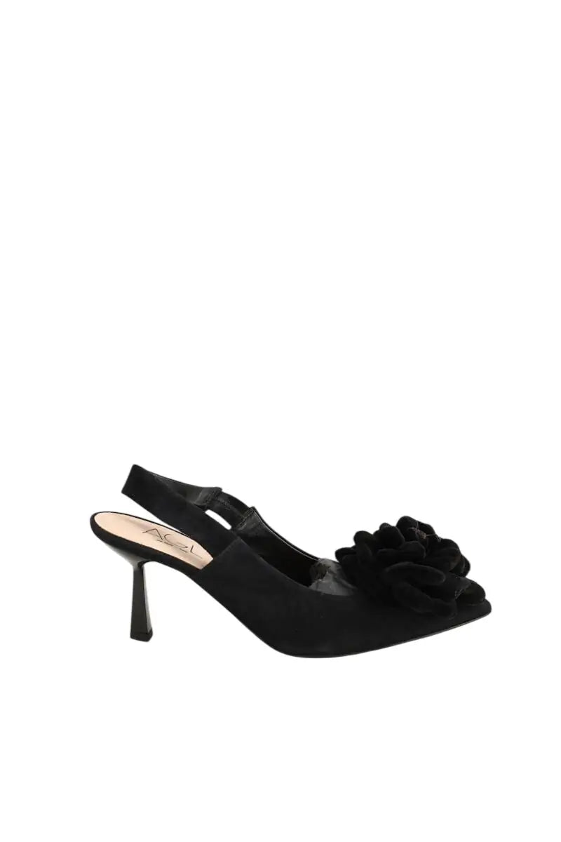 Talons Agl Noir en Daim, taille 40 - Seconde Main