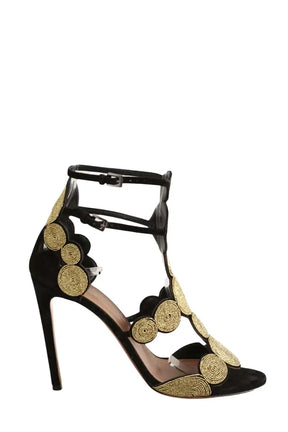 Talons Alaïa Doré en Cuir, taille 39 - Seconde Main