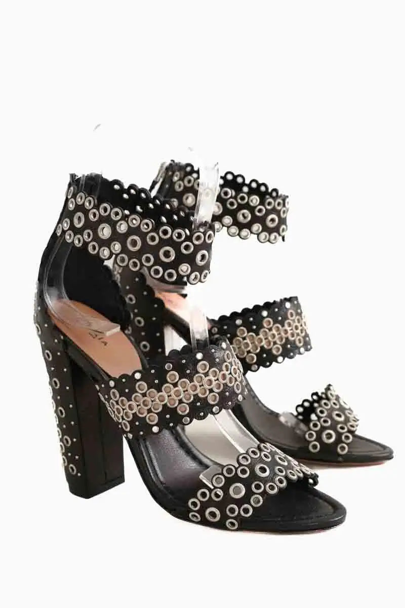 Talons Alaïa Noir en Cuir