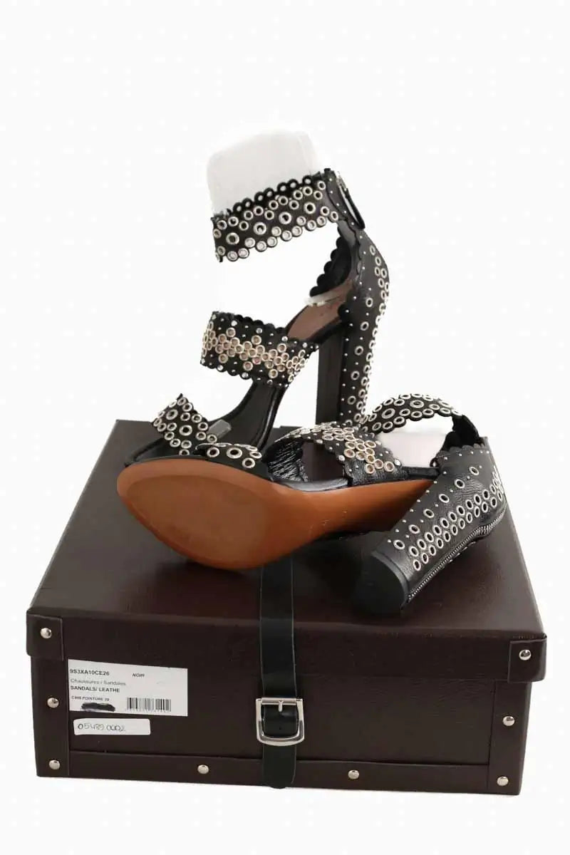 Talons Alaïa Noir en Cuir