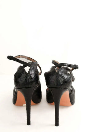 Talons Alaïa Noir en Cuir