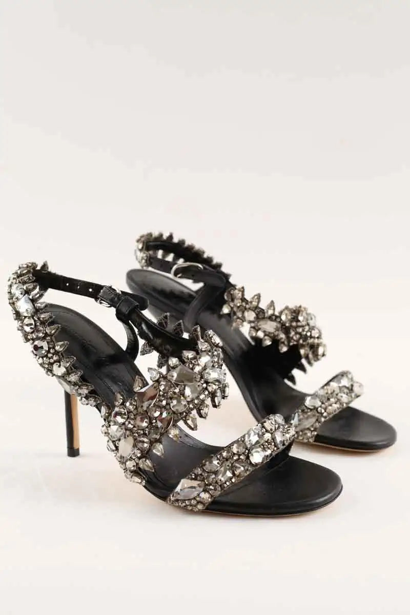 Talons Alexander McQueen Noir en Cuir