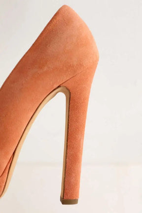 Talons Alexander McQueen Orange en Daim