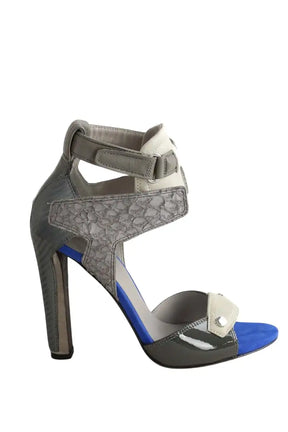 Talons Alexander Wang Gris en Cuir, taille 37 - Seconde Main