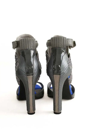 Talons Alexander Wang Gris en Cuir