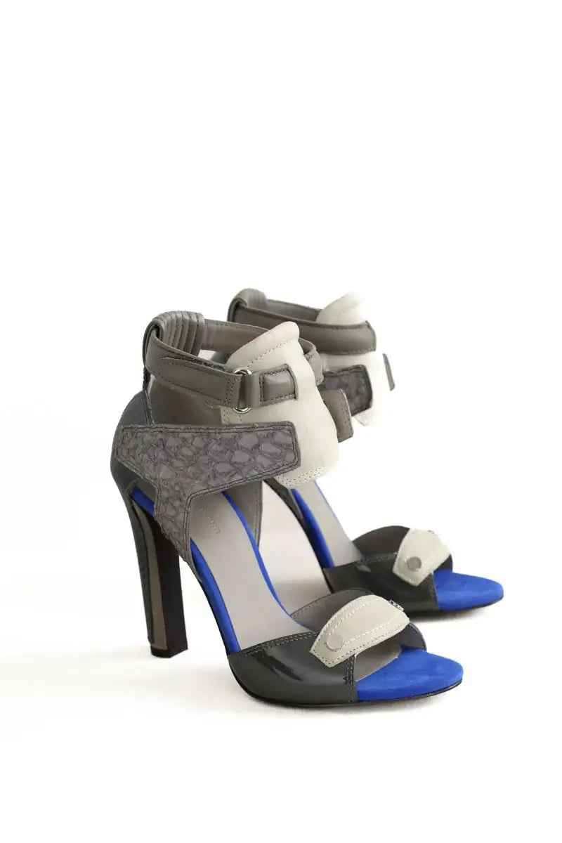 Talons Alexander Wang Gris en Cuir