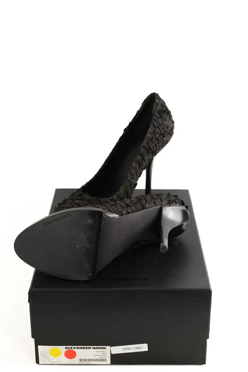 Talons Alexander Wang Noir en Cuir
