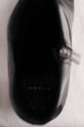 Talons Anine Bing Noir en Cuir verni