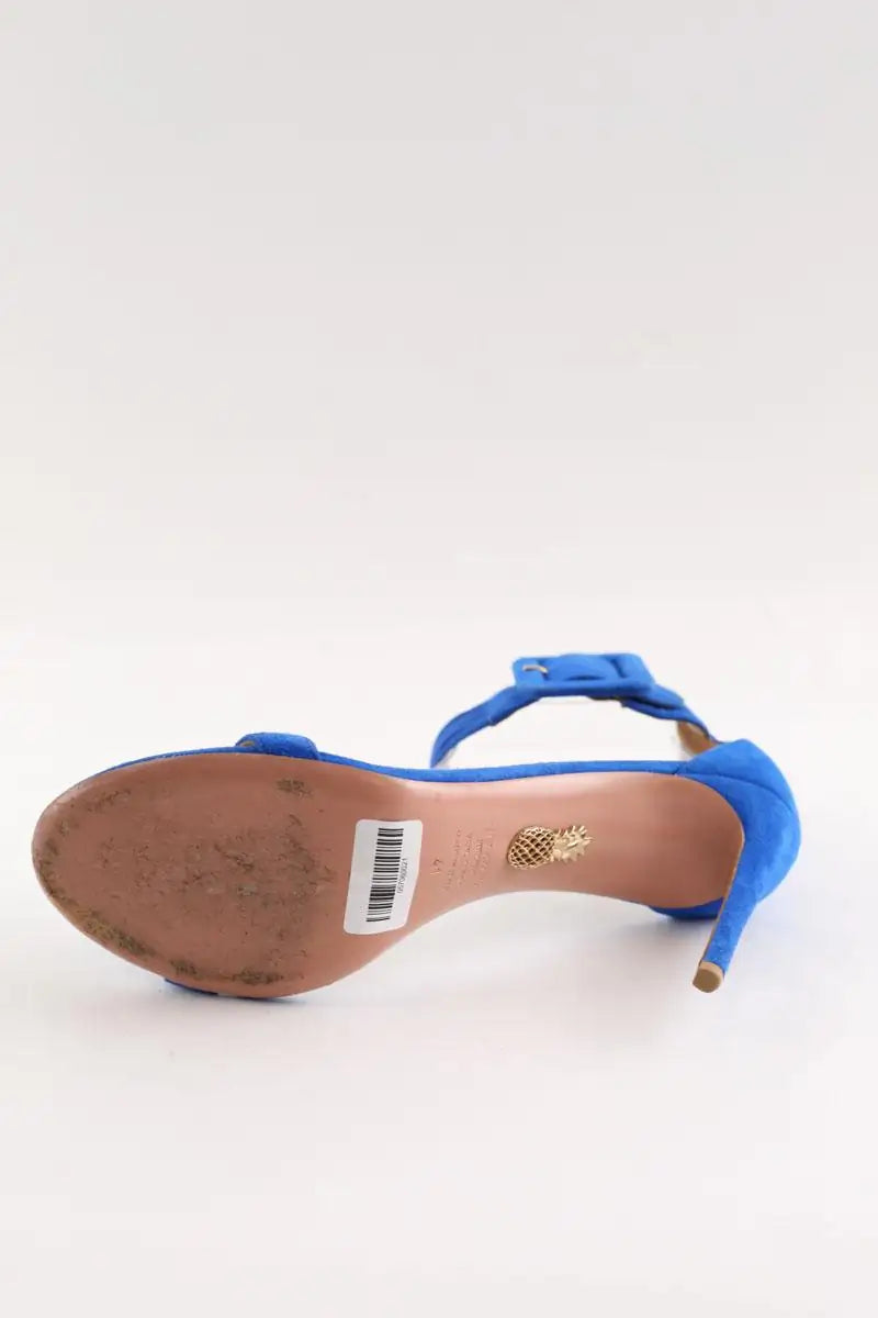 Talons Aquazzura Bleu en Daim