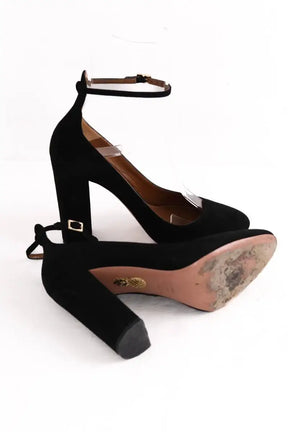 Talons Aquazzura Noir en Daim