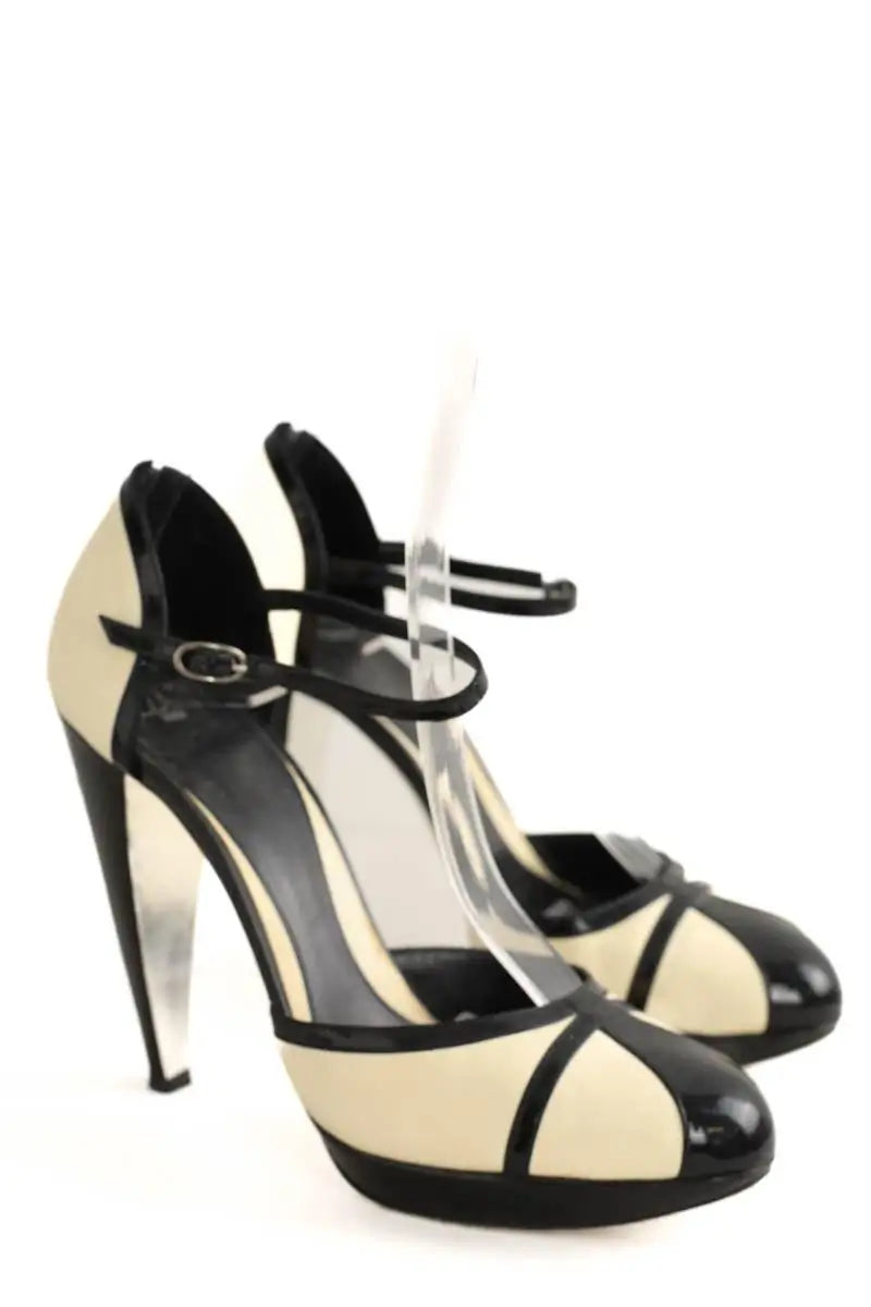 Talons Azzaro Noir en Cuir