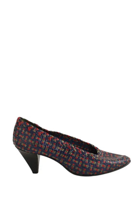 Talons Bally Marine en Cuir, taille 37 - Seconde Main