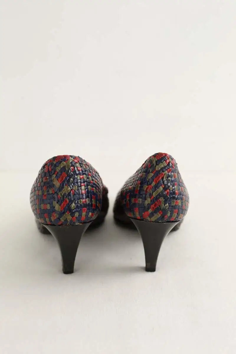 Talons Bally Marine en Cuir