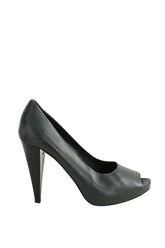Talons Bally Vert en Cuir, taille 38 - Seconde Main
