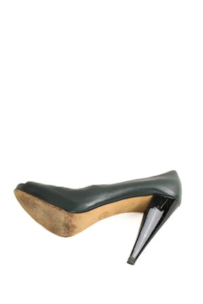 Talons Bally Vert en Cuir