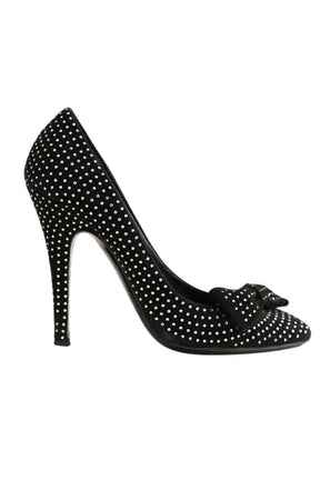 Talons Balmain Noir en Cuir, taille 37 - Seconde Main