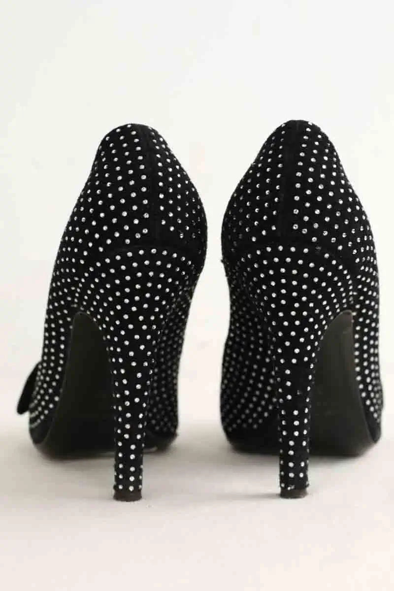 Talons Balmain Noir en Cuir