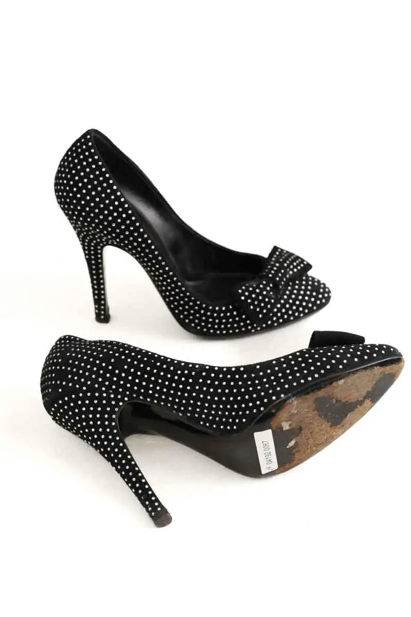 Talons Balmain Noir en Cuir