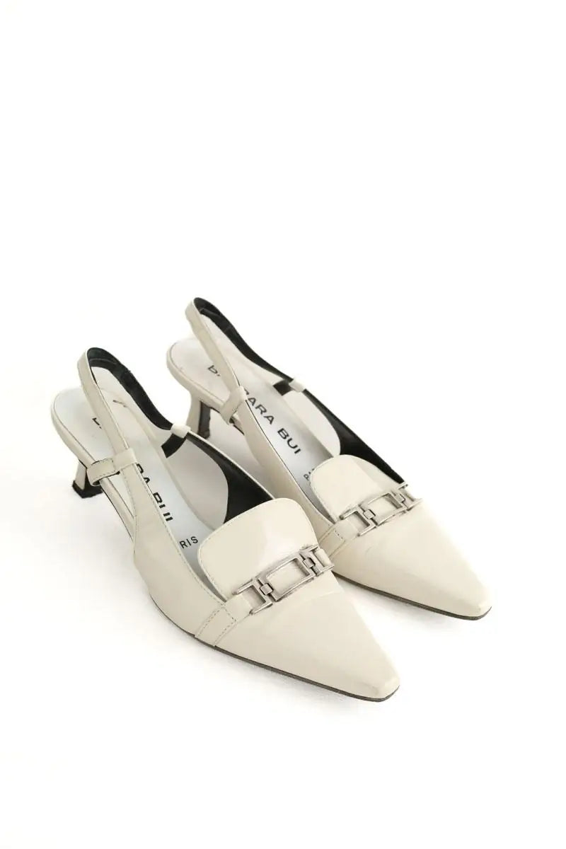 Talons Barbara Bui Beige en Cuir