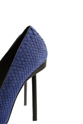 Talons Barbara Bui Bleu en Cuir