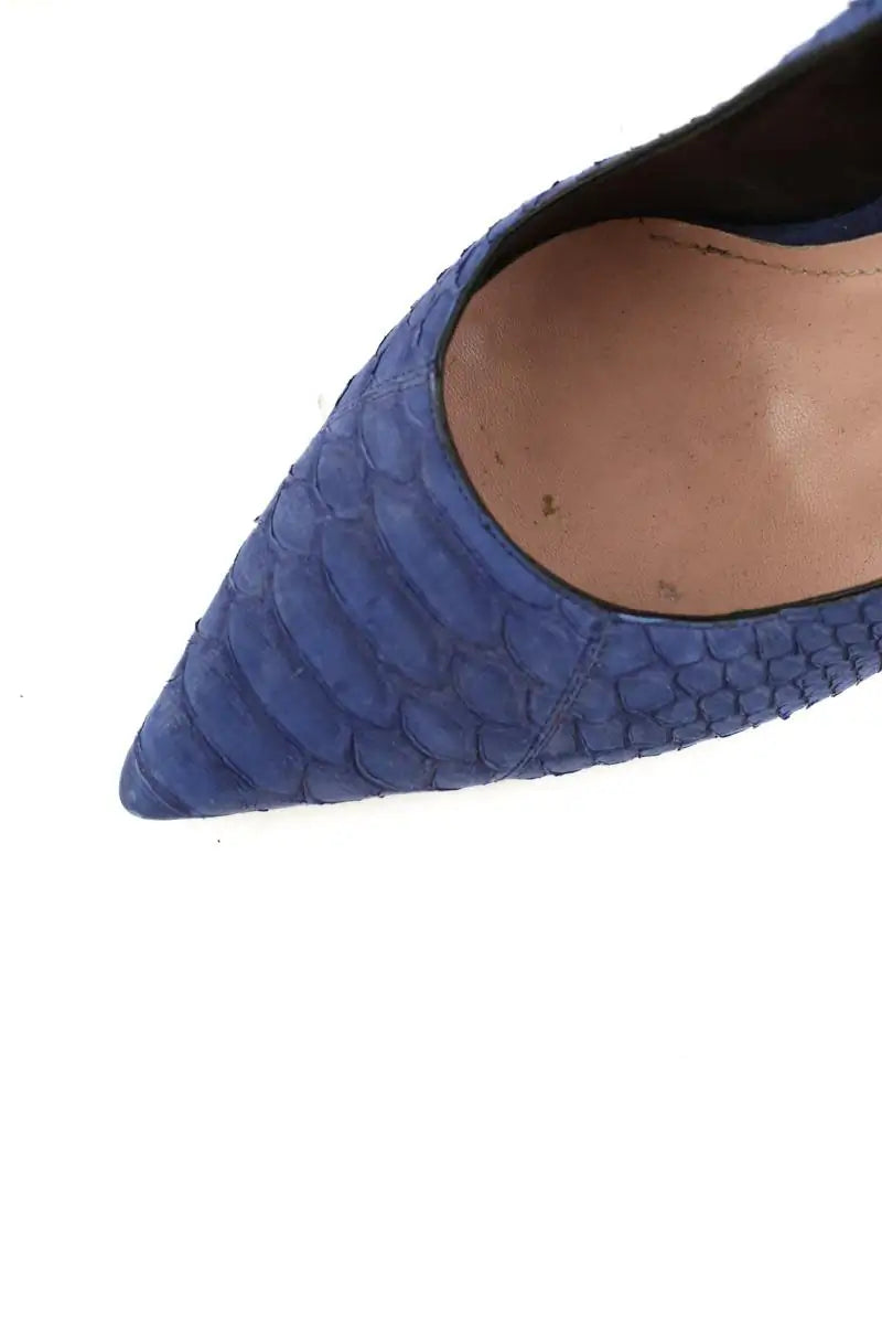 Talons Barbara Bui Bleu en Cuir