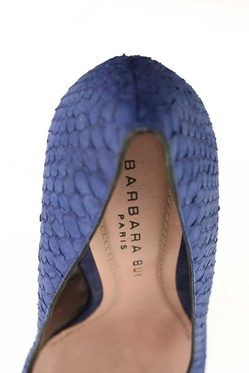 Talons Barbara Bui Bleu en Cuir