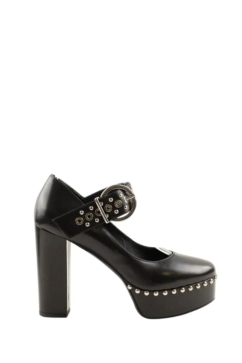 Talons Barbara Bui Noir en Cuir, taille 39 - Seconde Main