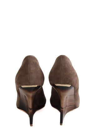 Talons Burberry Marron en Daim