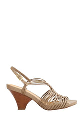 Talons Carel Beige en Cuir, taille 37 - Seconde Main