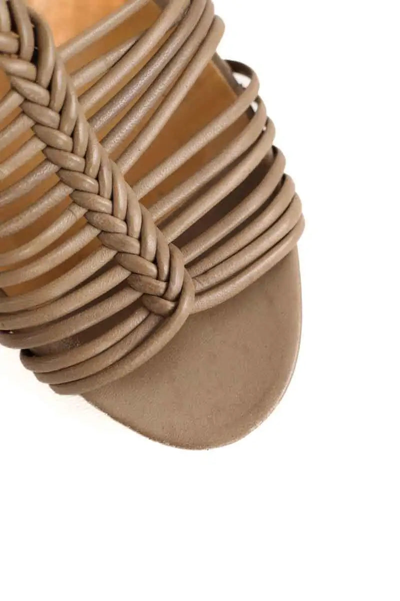 Talons Carel Beige en Cuir