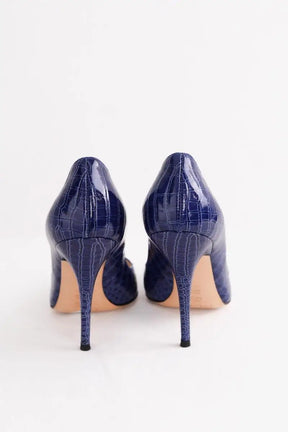 Talons CASADEI Bleu en Cuirs exotiques