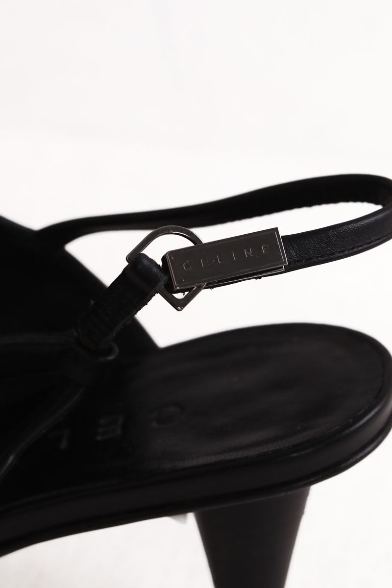 Talons Celine Noir en Cuir