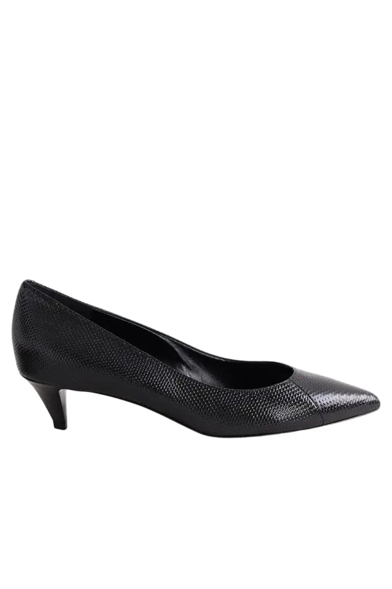 Talons Celine Noir en Cuir, taille 39 - Seconde Main