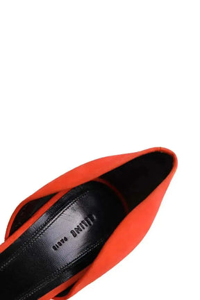 Talons Celine Orange en Daim