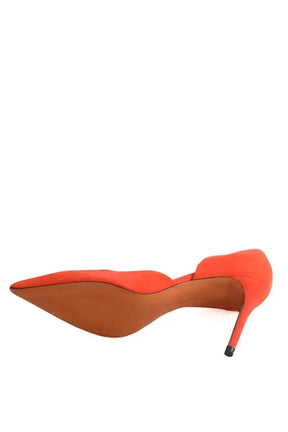 Talons Celine Orange en Daim