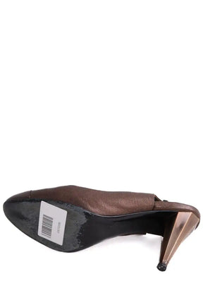 Talons Chanel Marron en Cuir