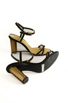 Talons Chanel Noir en Cuir