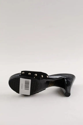 Talons Chanel Noir en Daim