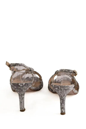 Talons Charles Kammer Anthracite en Cuirs exotiques