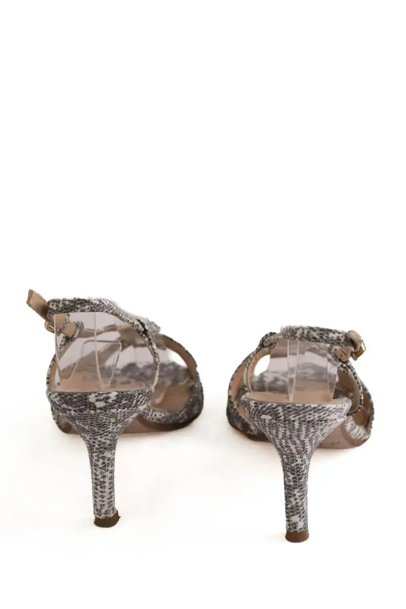 Talons Charles Kammer Anthracite en Cuirs exotiques