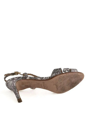 Talons Charles Kammer Anthracite en Cuirs exotiques