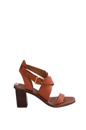 Talons Chloé Marron en Cuir, taille 38 - Seconde Main