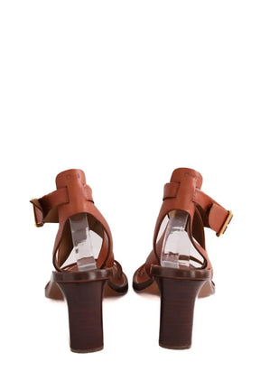 Talons Chloé Marron en Cuir