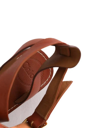 Talons Chloé Marron en Cuir