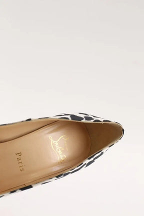 Talons Christian Louboutin Beige en Cuir
