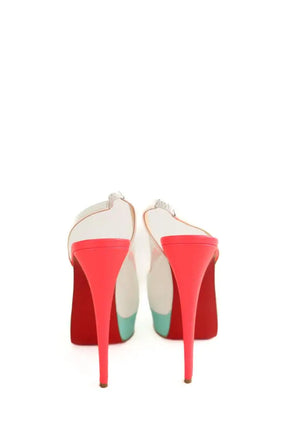 Talons Christian Louboutin Blanc en Cuir