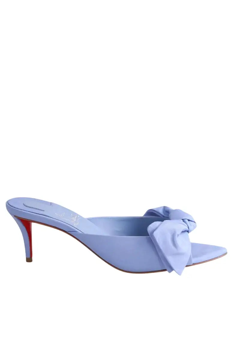 Talons Christian Louboutin Bleu en Tissu, taille 37 - Seconde Main