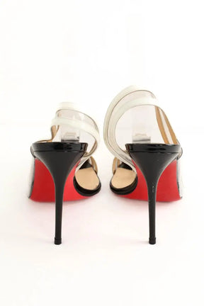 Talons Christian Louboutin Doré en Cuir